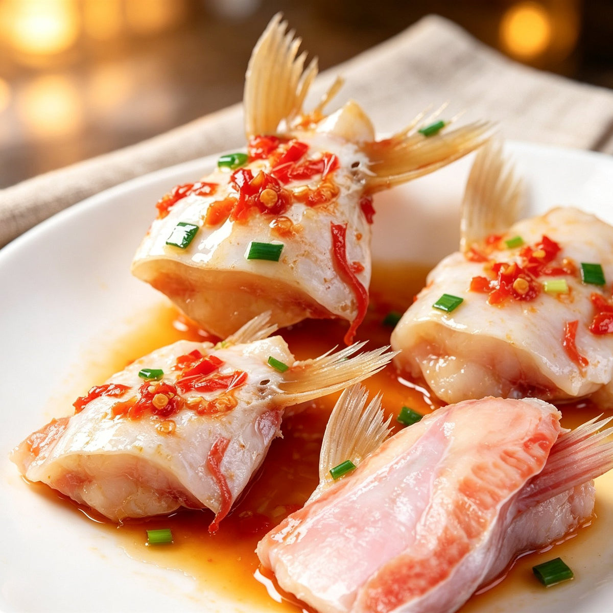 Fresh-Frozen Basa Fish Fins Delicacy