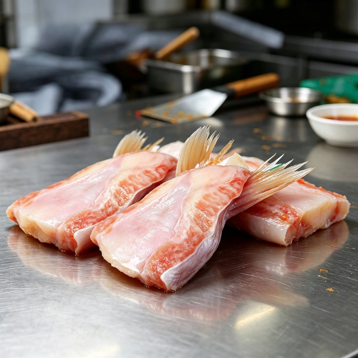 Fresh-Frozen Basa Fish Fins Delicacy