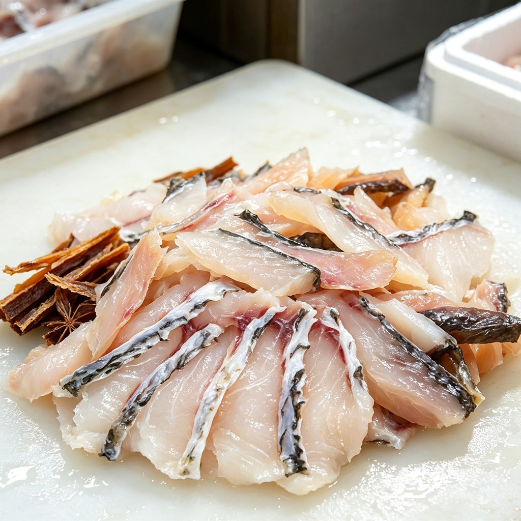 Frozen Crispy Grass Carp Thin Slices