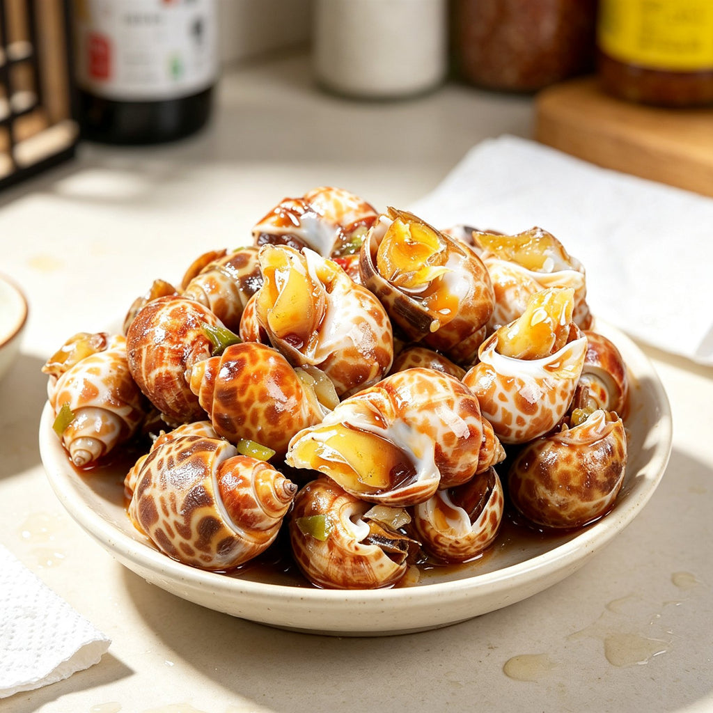 Tender Marinated Spotted Sea Snails