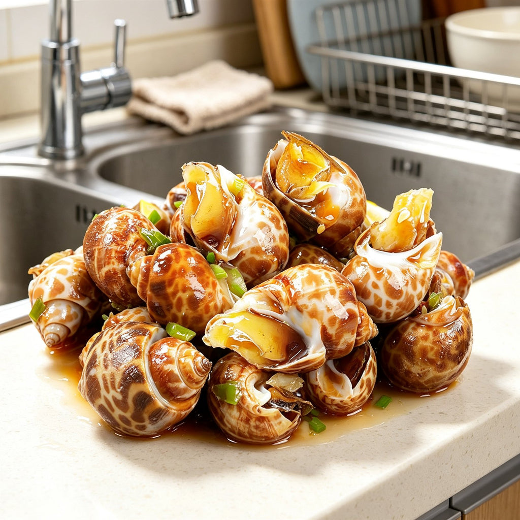 Tender Marinated Spotted Sea Snails